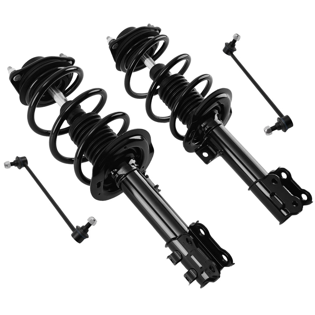 Set of 4 Front Strut & Sway Bar End Link Assembly for Hyundai Sonata (2011)