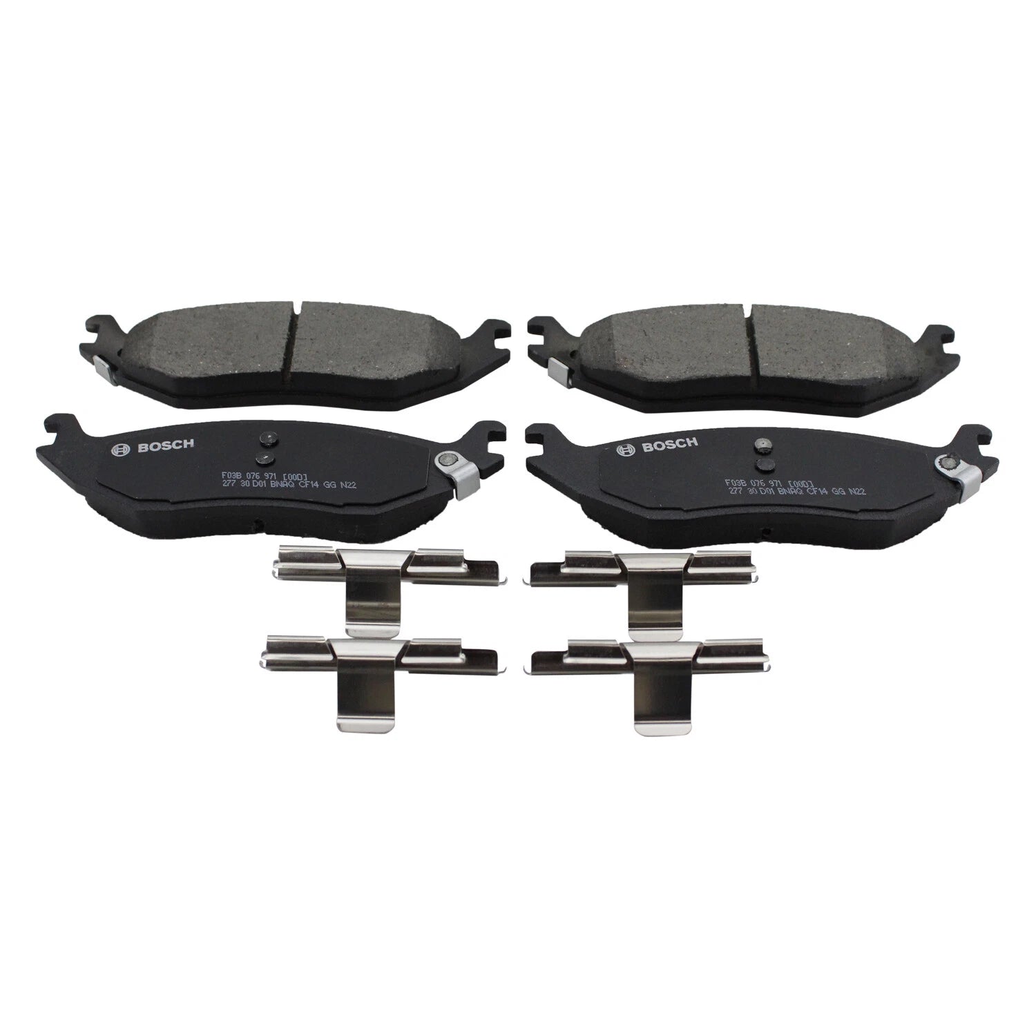 Set of 4 Bosch QuietCast Rear Ceramic Brake Pads for Dodge Ram 1500