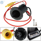 48 Volt DC Charger Receptacle & Fuse Assembly for Club Car DS 