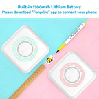 Mini Pocket Thermal Printer for Bluetooth Photo Labeling