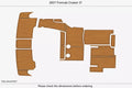 EVA Foam Teak Deck Pads for Formula Cruiser 31 (2007)