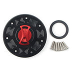 Red Fuel Gas Tank Cap Cover for Kawasaki Ninja 500, ZX-6, ZX-7, ZRX-1100, GPZ500