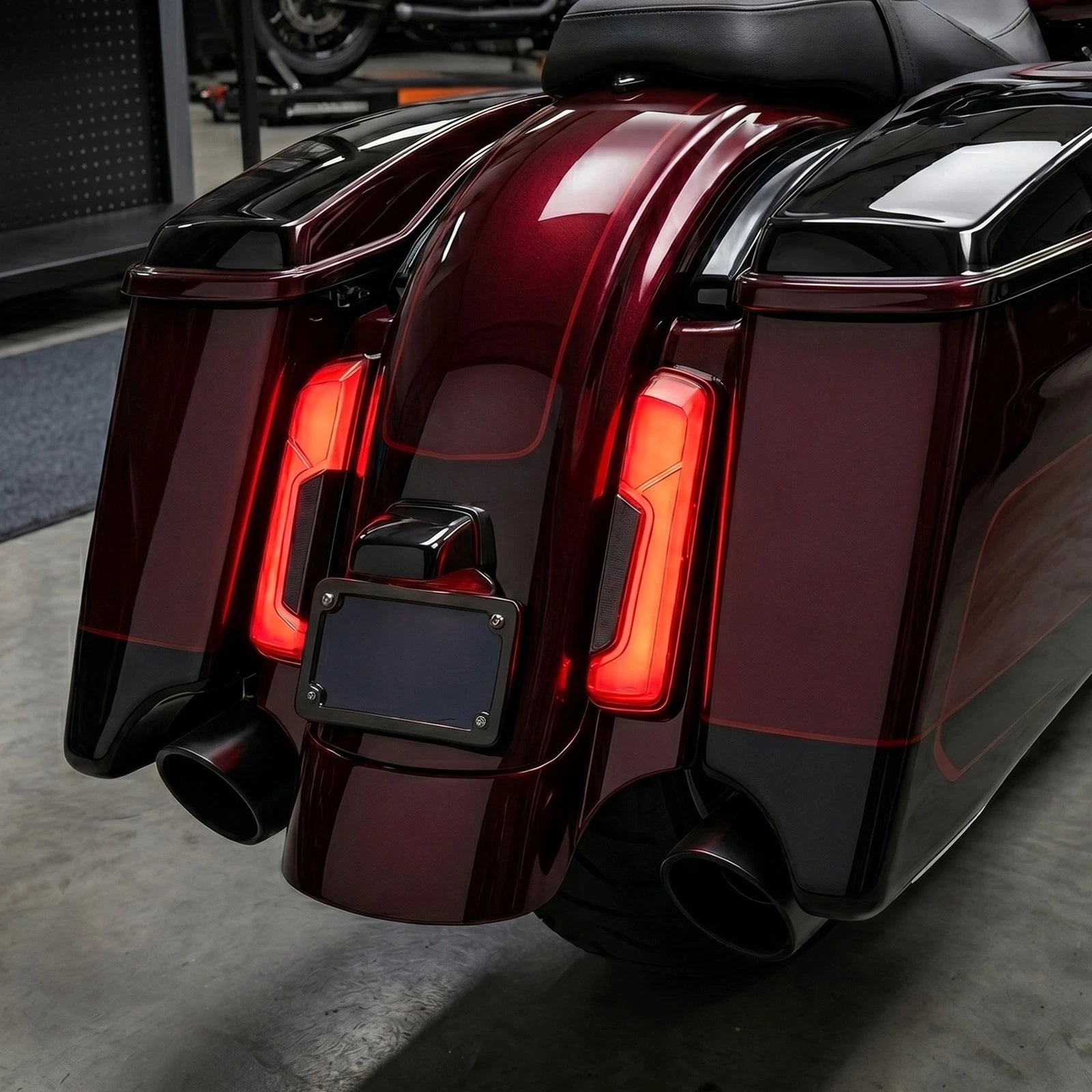 LED Rear Fender Brake Turn Tail Light for Harley CVO Street Glide FLHXSE (2023–2026)