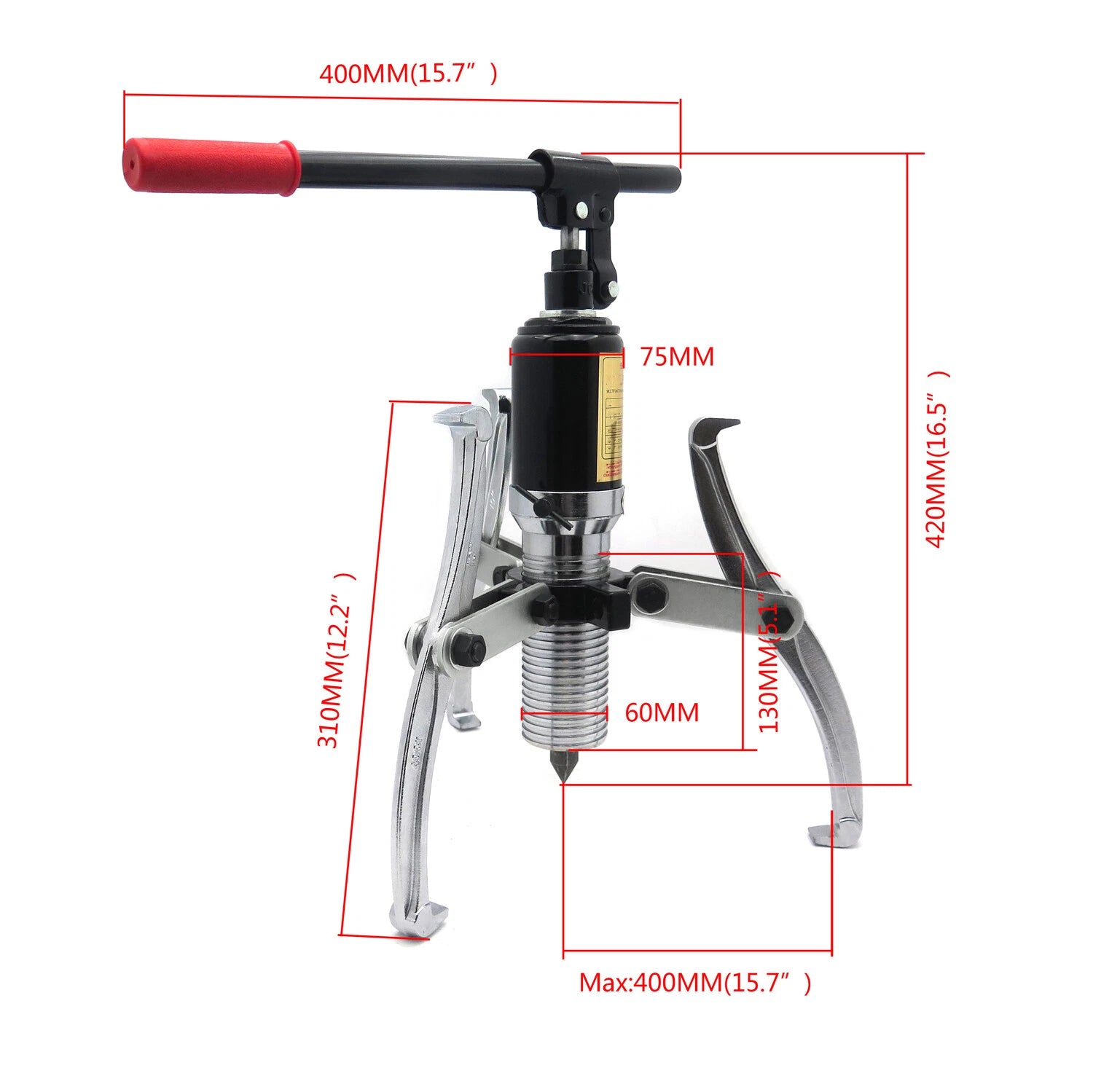 3-Jaw Hydraulic Bearing Gear Puller for Garage Tool (5T)