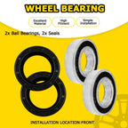 Front Wheel Bearings & Seals for Yamaha YZ250X (2016–2018) YZ125 (1998–2018)