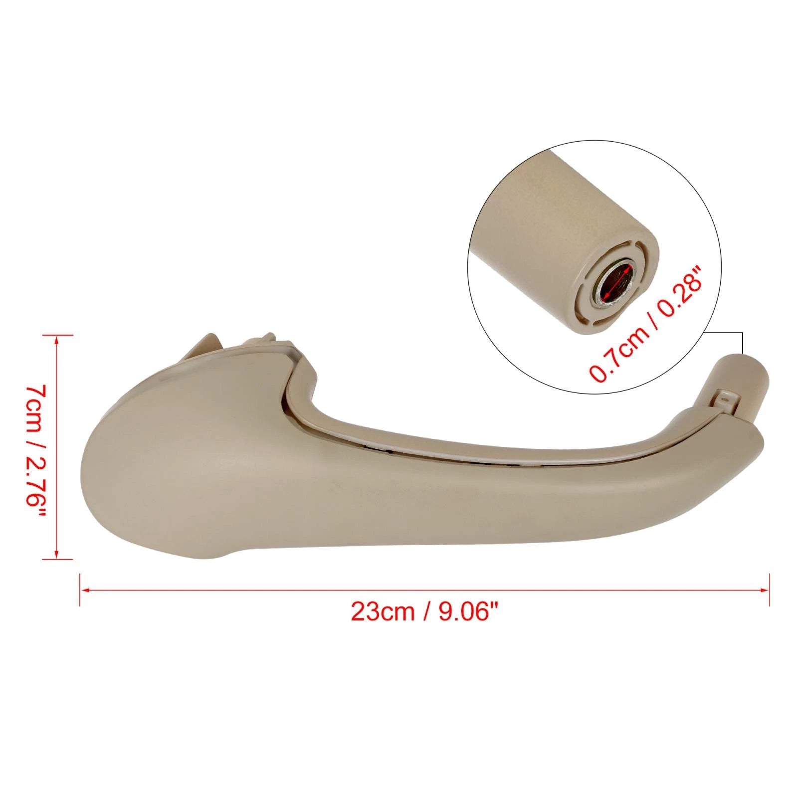 Front Right Interior Grip Door Handle for Benz W203 (2003–2007) 2038101651 1434 Beige