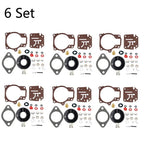 Set of 6 Carburetor Repair Kits for Johnson Evinrude 396701 (18-75HP)