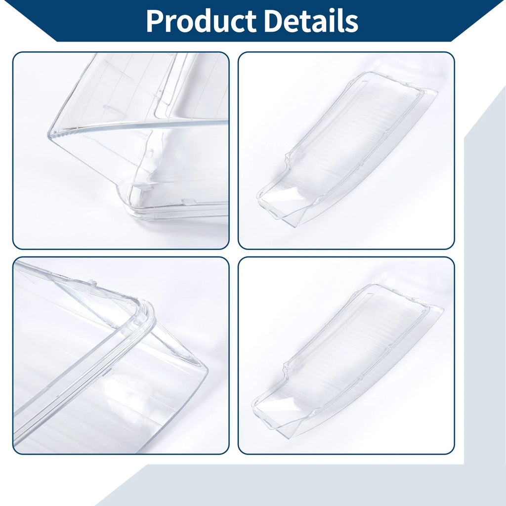 1 Pc Headlight Lens Cover for Audi A4 B6 (2001–2005) No. 8E0941029C Clear