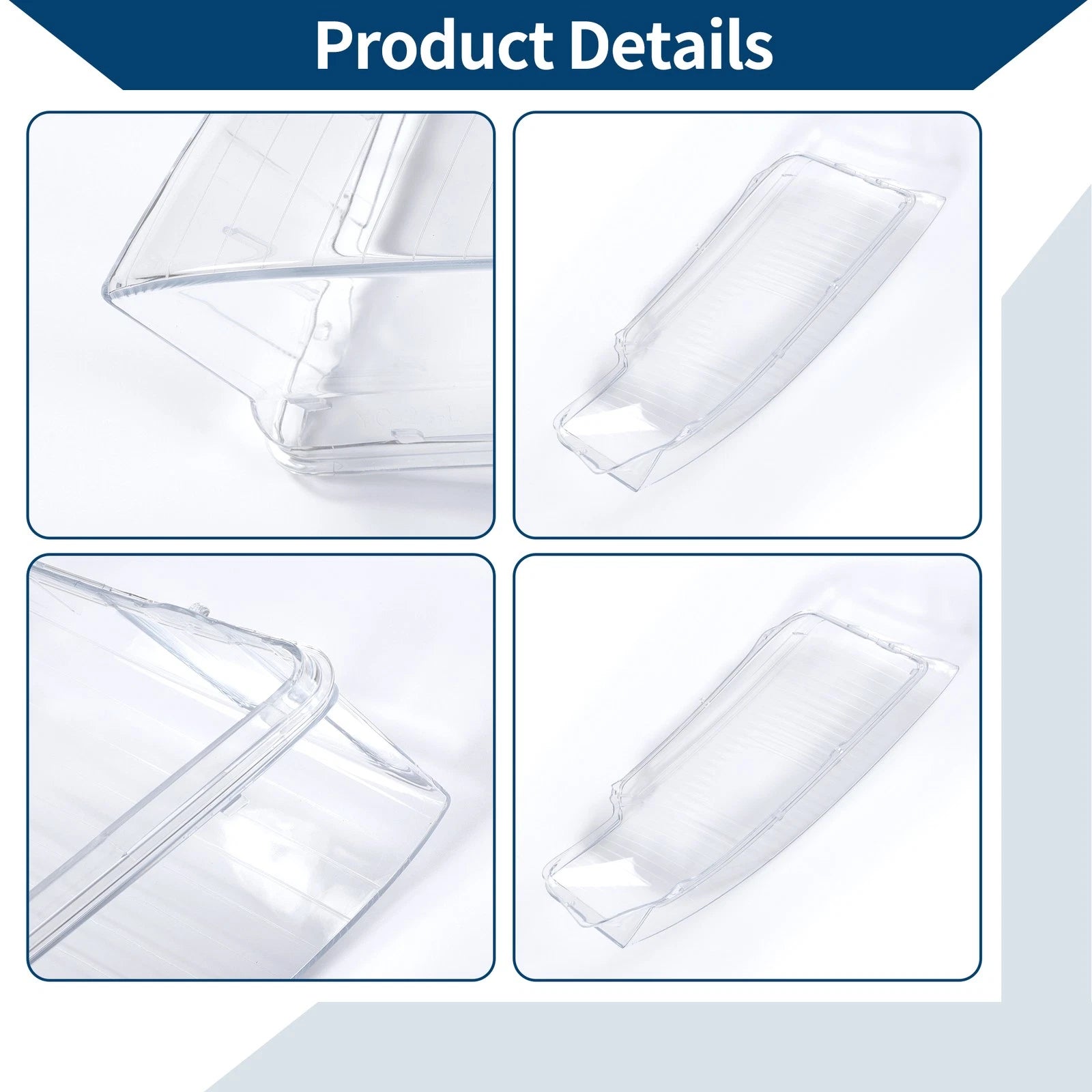1 Pc Headlight Lens Cover for Audi A4 B6 (2001–2005) No. 8E0941029C Clear