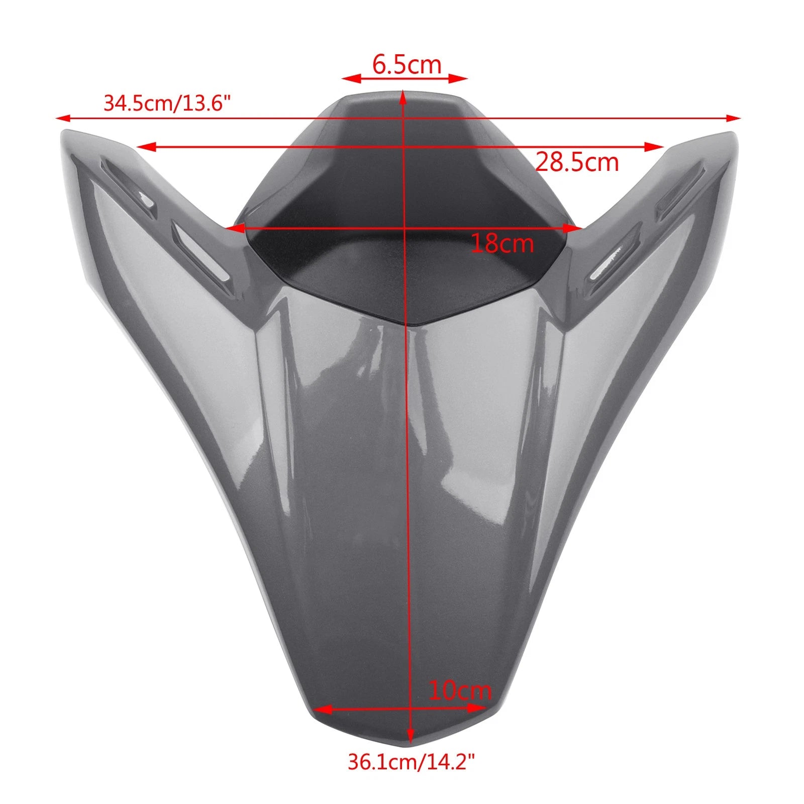 ABS Rear Seat Fairing Cover for Kawasaki Z900 Z ABS (2017–2024) Gray