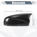 Rearview Mirror Cover Cap for BMW X5 X6 E70 E71 (2008–2013) Carbon Fiber