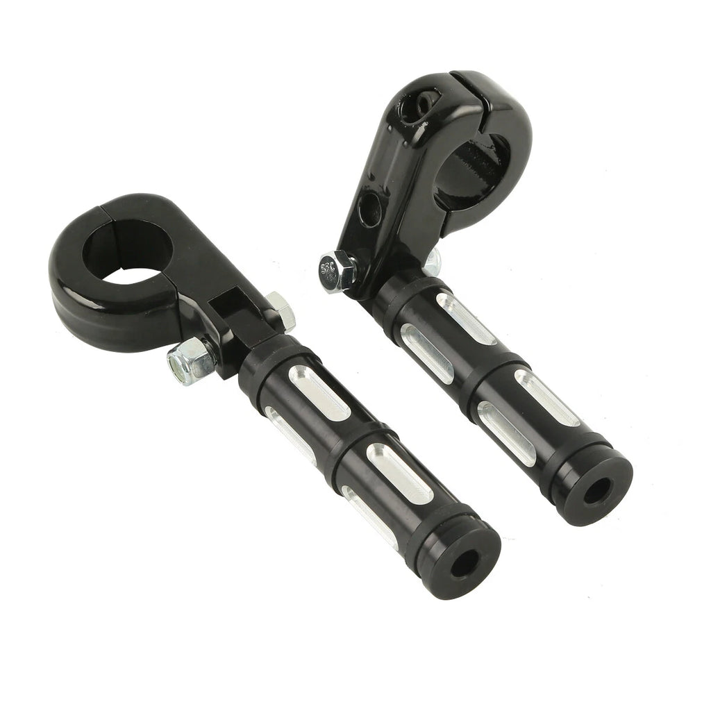 1 1/4" Highway Bar Footpeg Pegs Clamps for Harley Touring Sportster Softail