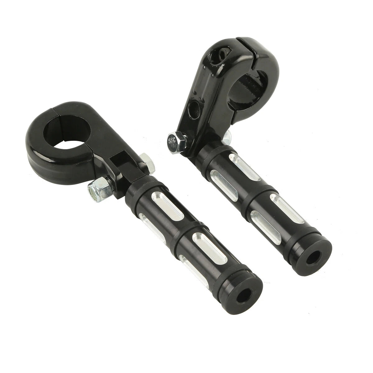 1 1/4" Highway Bar Footpeg Pegs Clamps for Harley Touring Sportster Softail