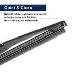 Set of 2 Rear Windshield Wiper Blade Arms for Mercedes-Benz A-Class (2005–2012)