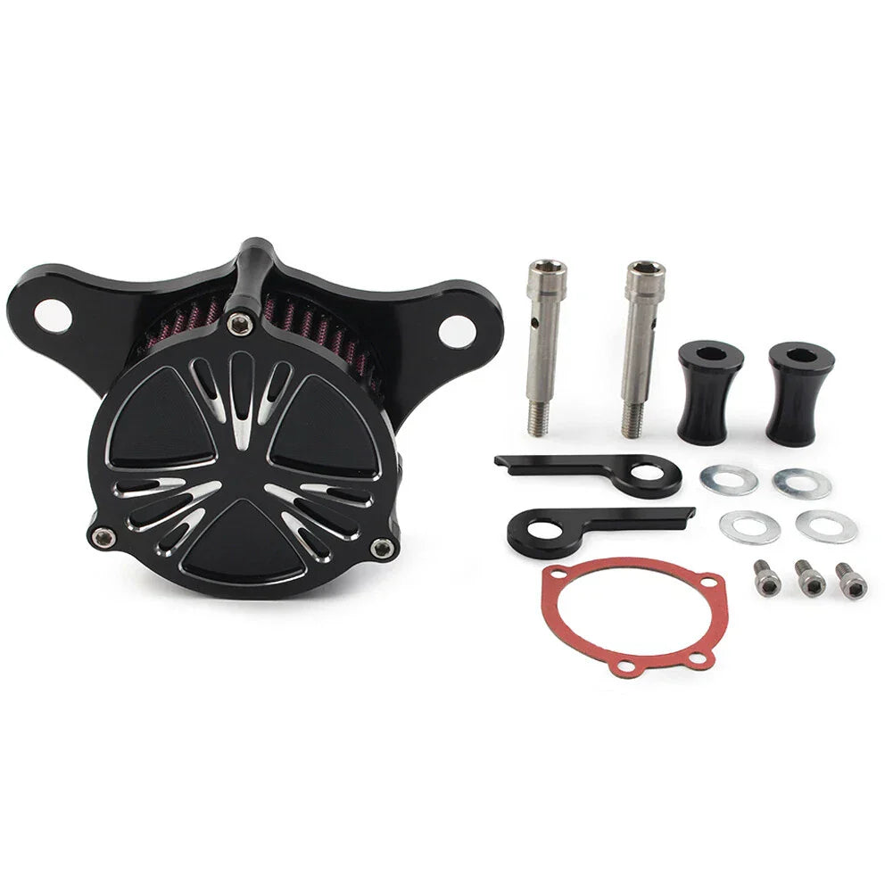 Red Air Cleaner Intake Filter for Harley Touring Electra Glide Softail