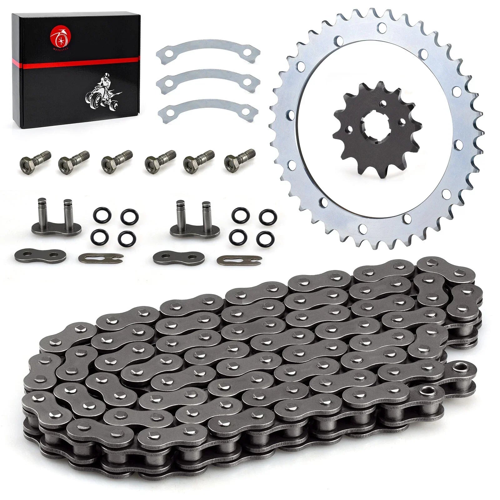 O-Ring Chains & Sprockets Kit for Yamaha Warrior YFM350X (1989–2004)