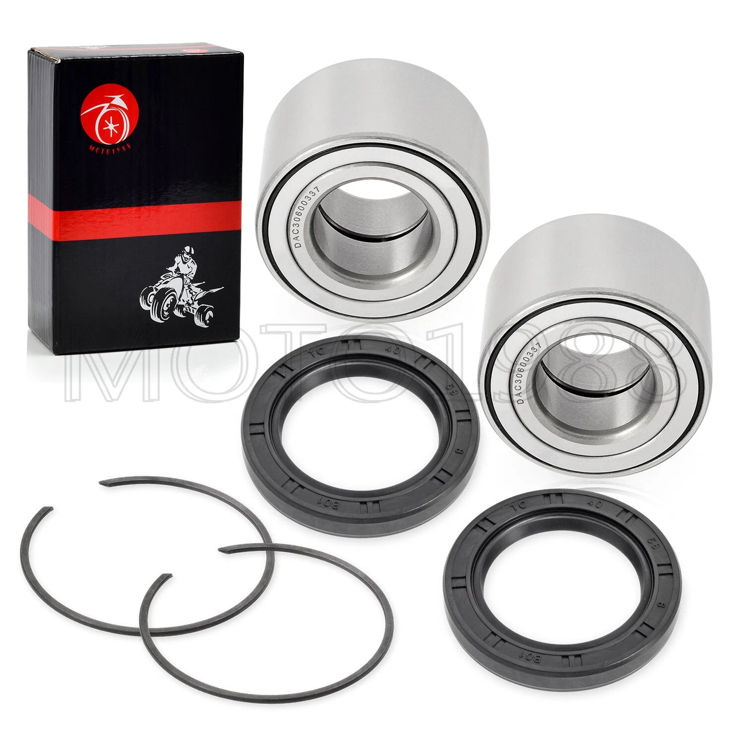 2 Wheel Bearings for Can-Am Renegade/Commander/Maverick 1000/850/800/570 w/Seals