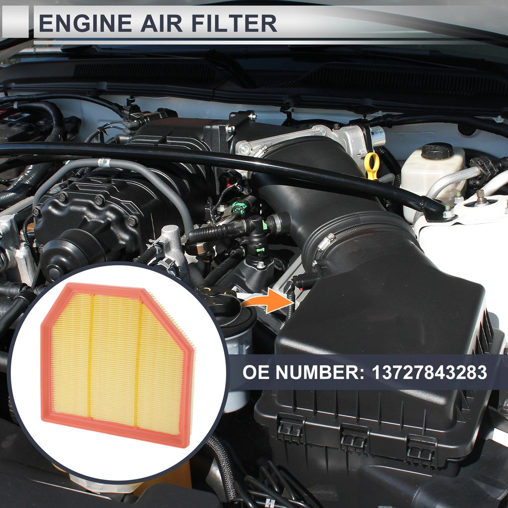 Car Engine Air Filter No. 13727843283 for BMW M2 3.0L (2019–2021)