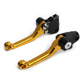 Golden Pivot Brake Clutch Levers for YAMAHA YZ 250F 426F 450F (09-20)