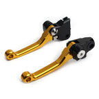 Golden Pivot Brake Clutch Levers for YAMAHA YZ 250F 426F 450F (09-20)