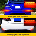 Rear LED Bumper Brake Reflector Light for Honda Civic Sedan (2013–2015)