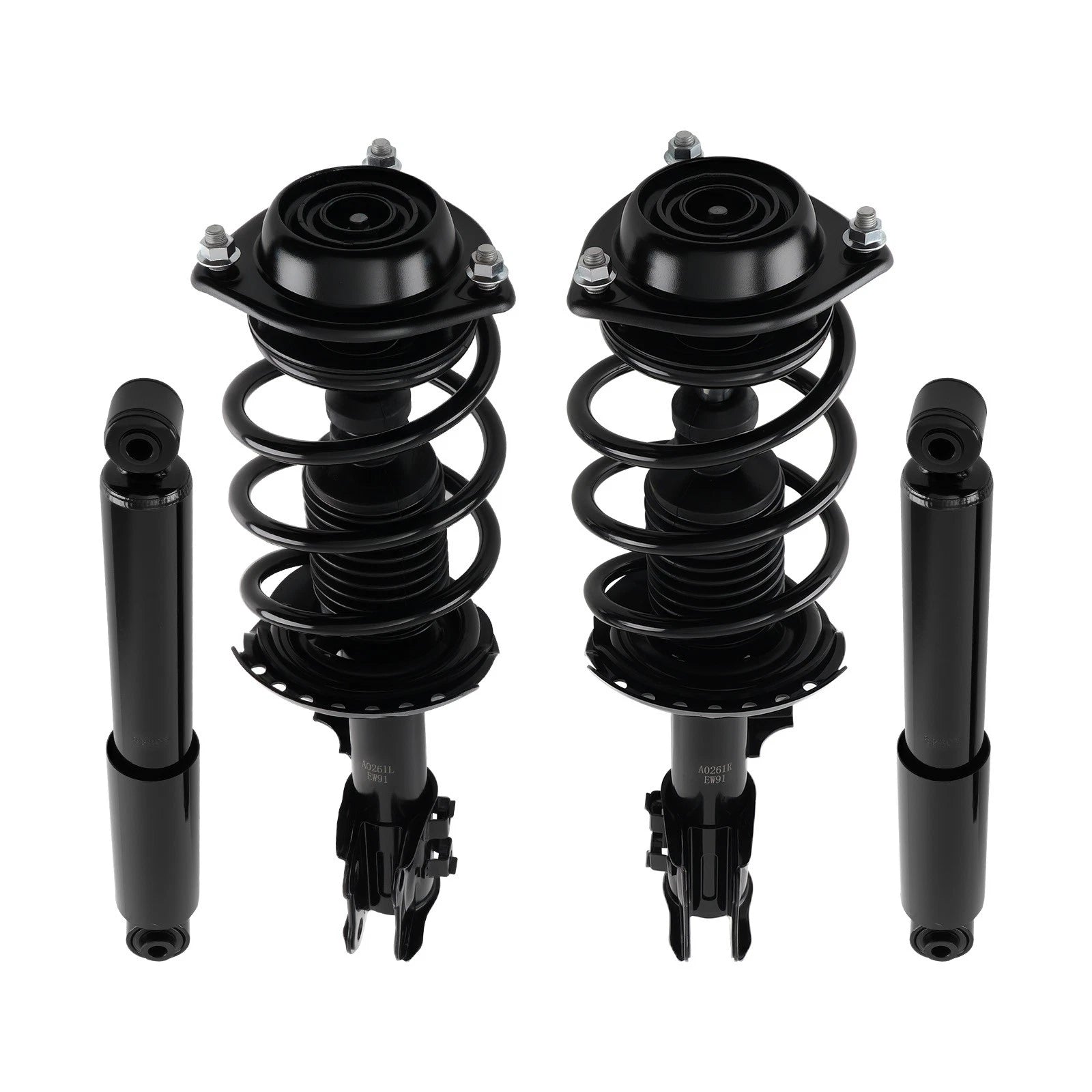 Set of 4 Struts Assembly for Hyundai Elantra (2011–2016)