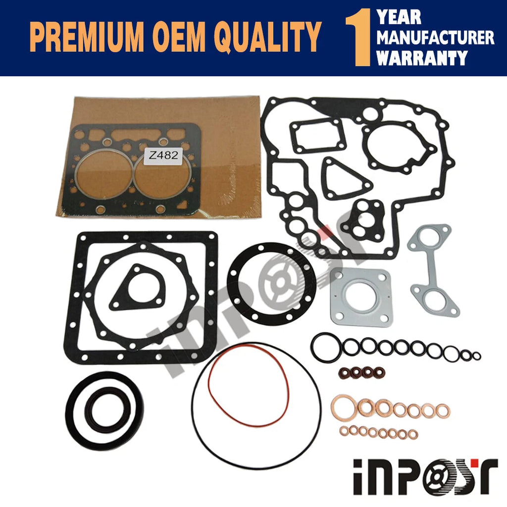 Full Gasket Kit for Kubota Z482 Engine (16853-99355)
