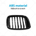 Front Bumper Grille for BMW X3 G01, X4 G02 (2018–2021) Gloss Black