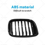 Front Bumper Grille for BMW X3 G01, X4 G02 (2018–2021) Gloss Black