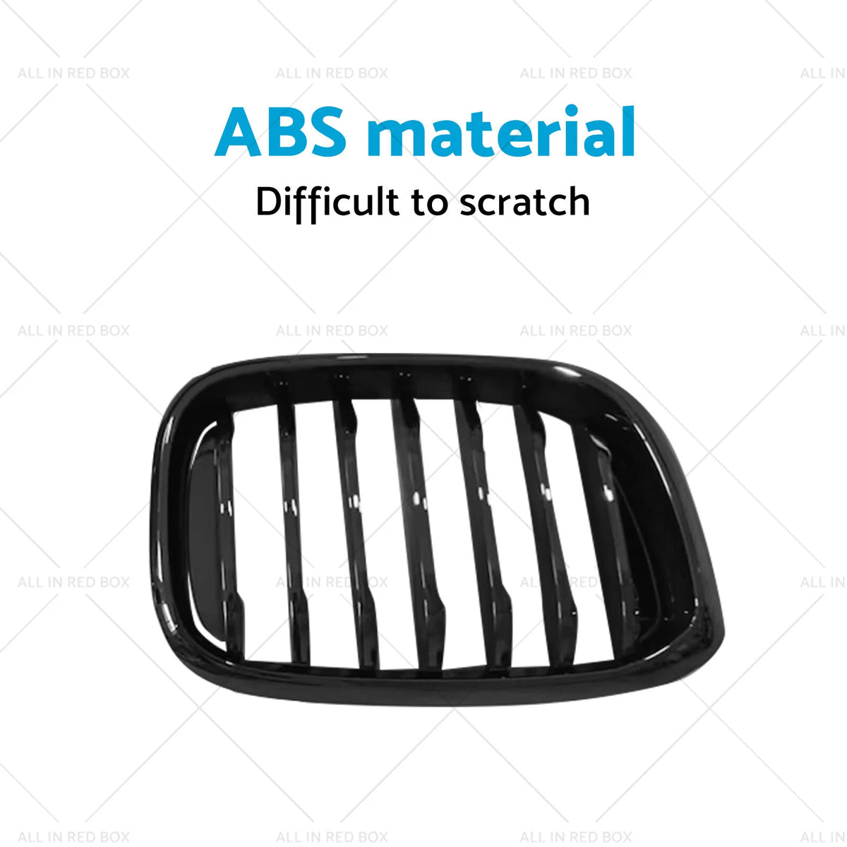 Front Bumper Grille for BMW X3 G01, X4 G02 (2018–2021) Gloss Black