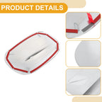 Fuel Tank Door Cap for Mazda CX-5 (2017–2025) Chrome Silver Tone