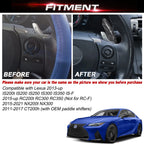 Forged Steering Wheel Paddle Shifter Extension for Lexus IS RC NX CT (2014-2024)