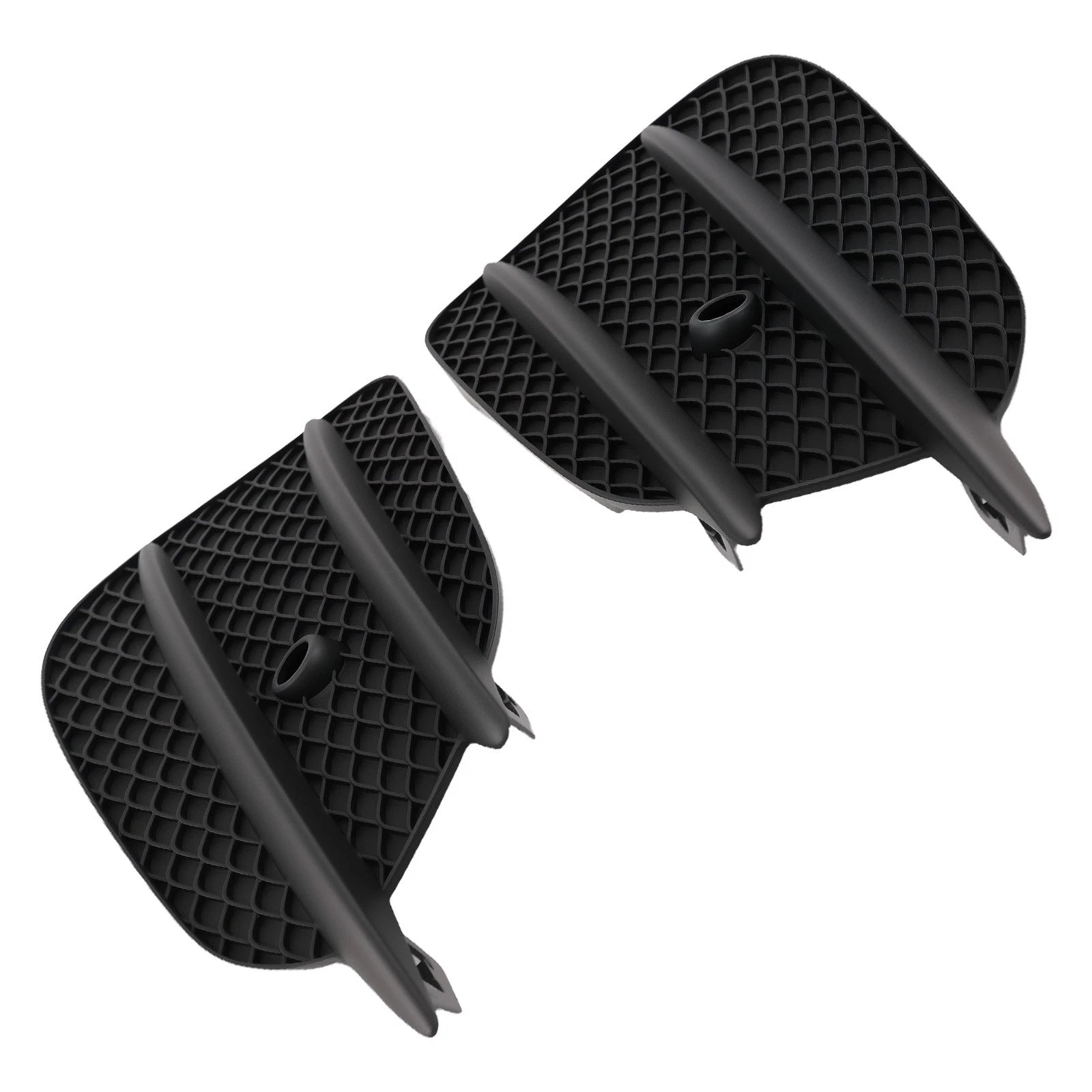 Pair Front Bumper Fog Light Covers for Mercedes-Benz E-Class (2016-2019)