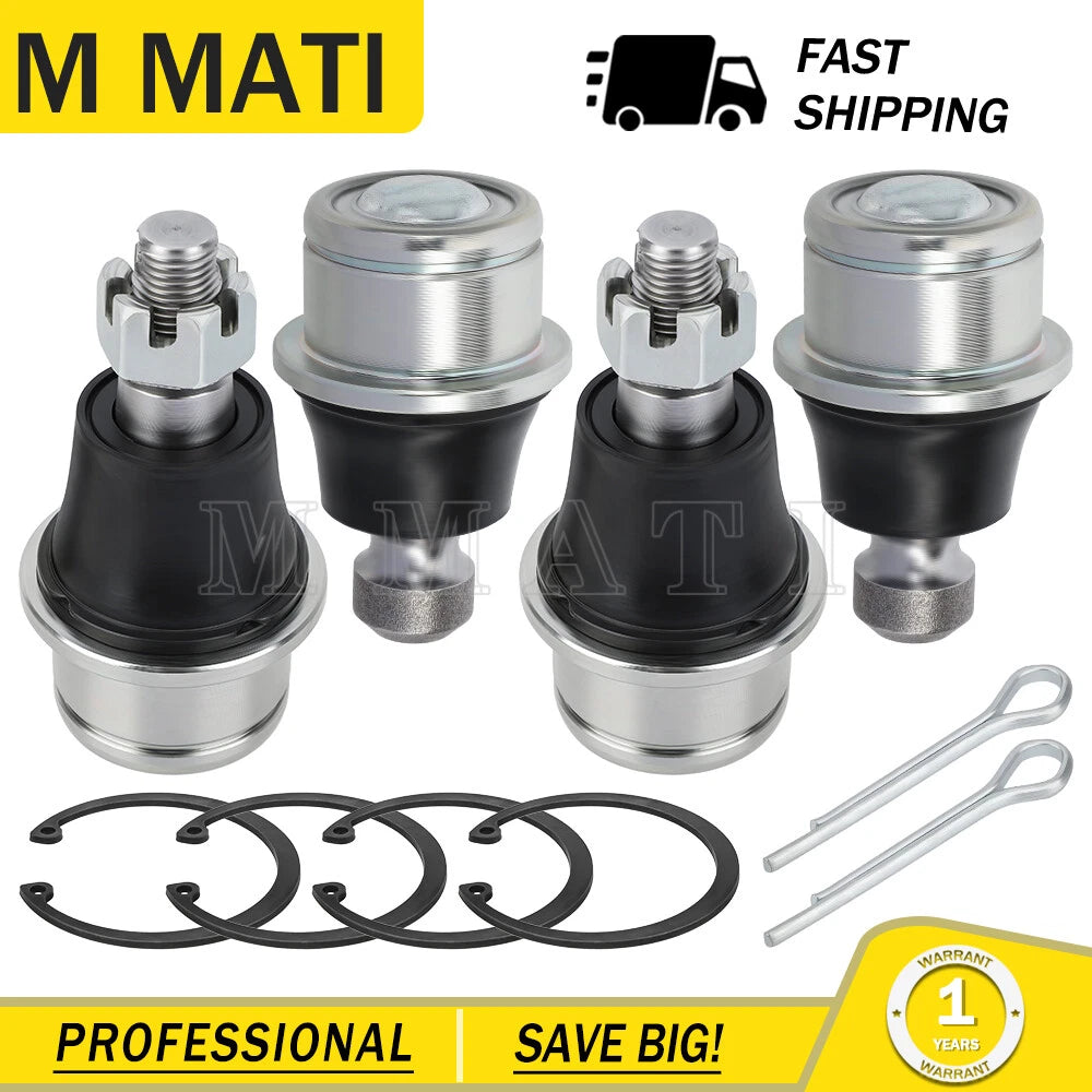 4X Upper Lower Ball Joint Kit for Can-Am Maverick Max 1000 (2013–2023) 706202044 706202045