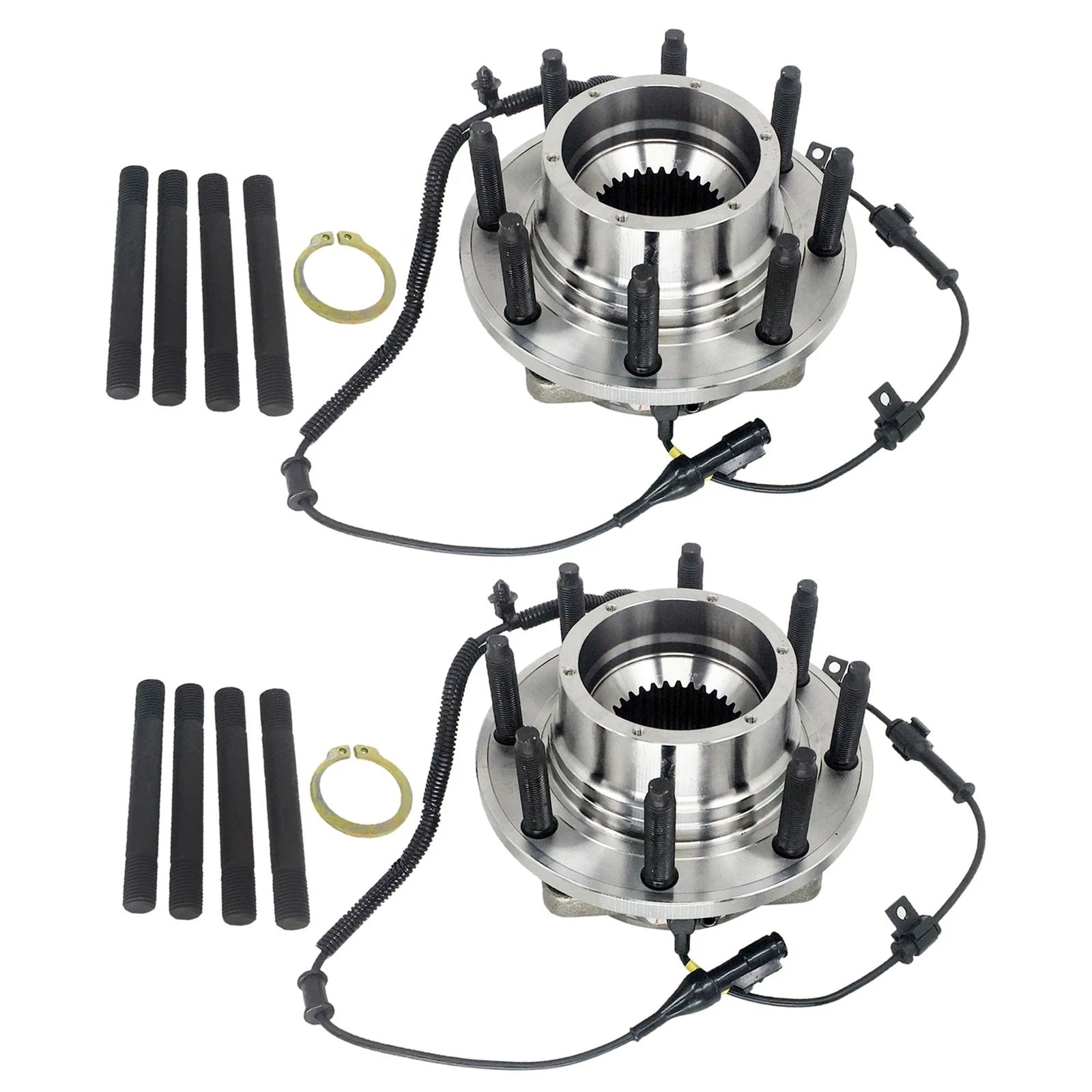 2X Front Wheel Hub Bearing Assembly 515081 for Ford F250 F350 F450 F550 (2005–2010)