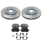 DuraGo Front Rotors & TRW Pro Ceramic Brake Pads Kit for Chevy Malibu Pontiac G6 (2008–2012)