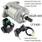 Starter with Relay & Ignition Switch for Suzuki Eiger 400 2WD (2002–2007)