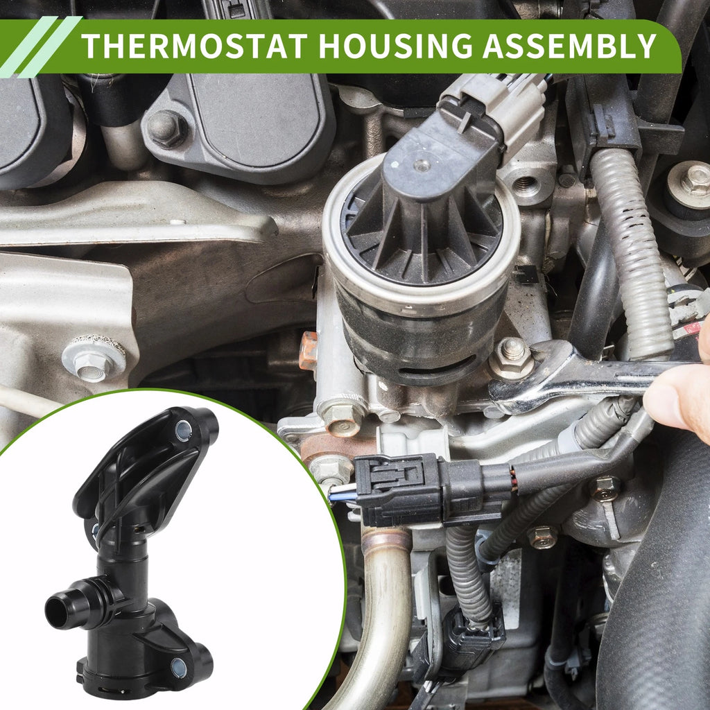 Engine Coolant Thermostat Housing Assembly for BMW X6 (2008–2014), X5 (2007–2013)