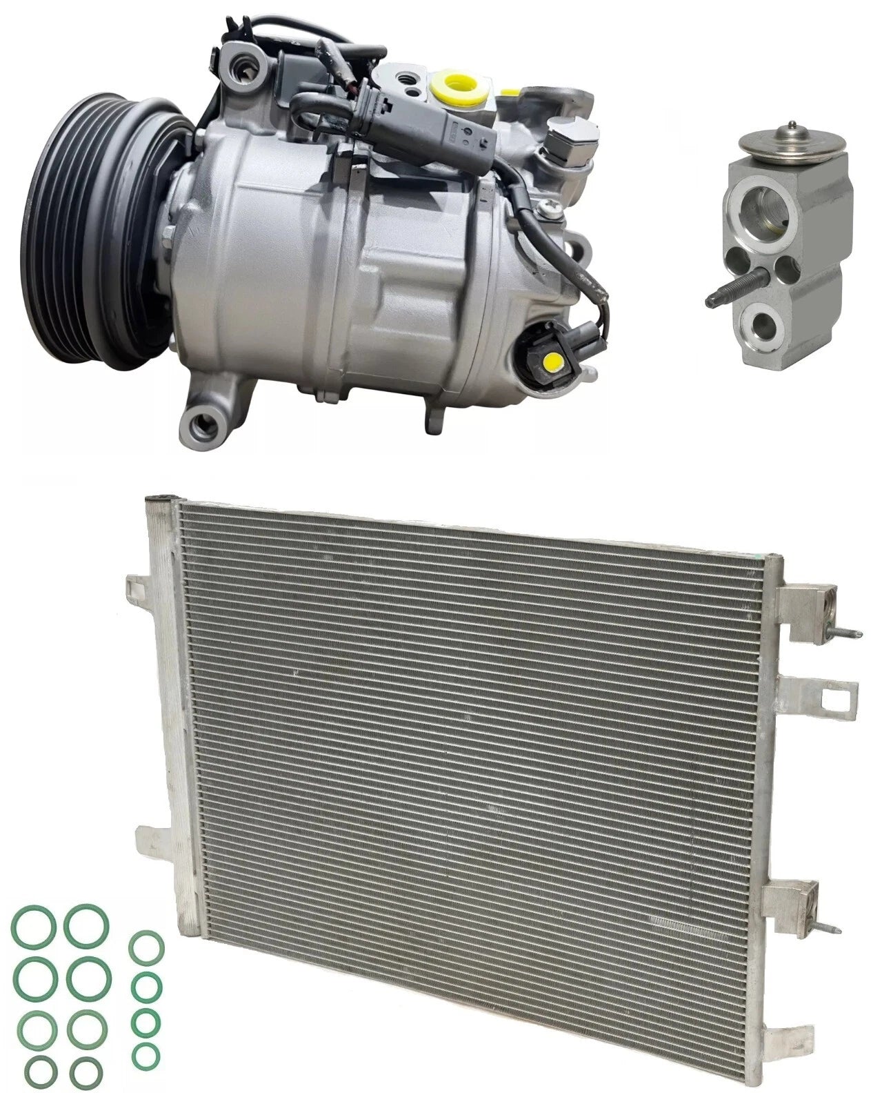 A/C Compressor Kit With Condenser for Mercedes GLA250 2.0L (2022–2022)