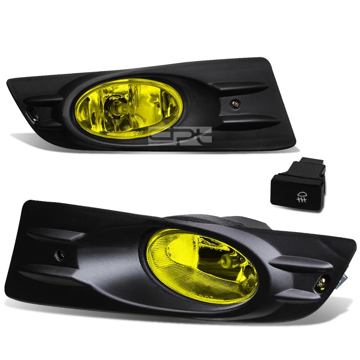 Fog Light Lamp + Switch for Honda Accord CM7/CM8 (2006–2007) - Yellow Lens