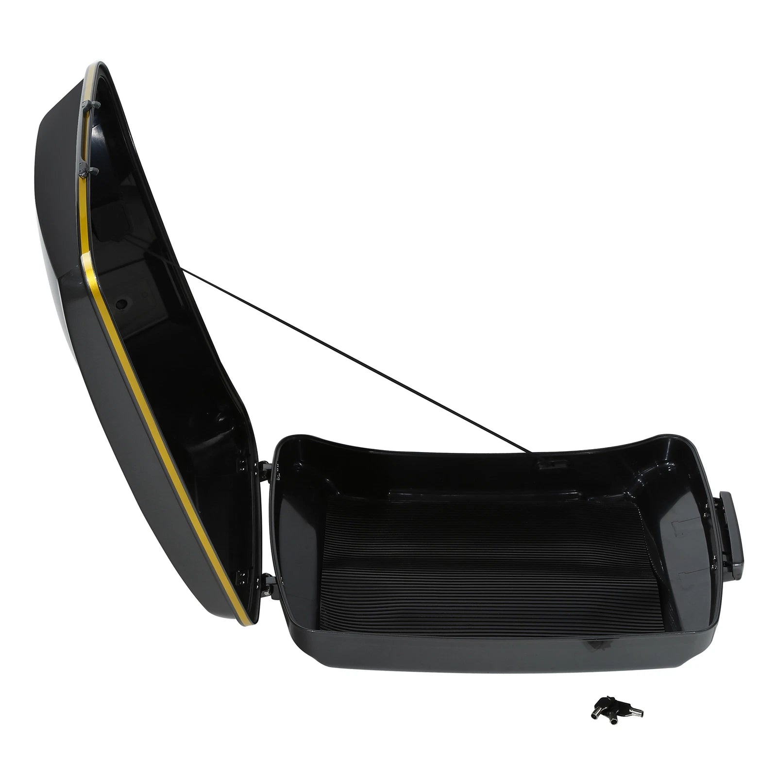 Razor Trunk for Harley Road Glide (2014–2025) Gold/Black Geometric Fade