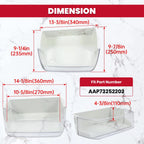 Refrigerator Door Shelf Bin for LG Kenmore Sears (AAP73252202, AAP73252209)