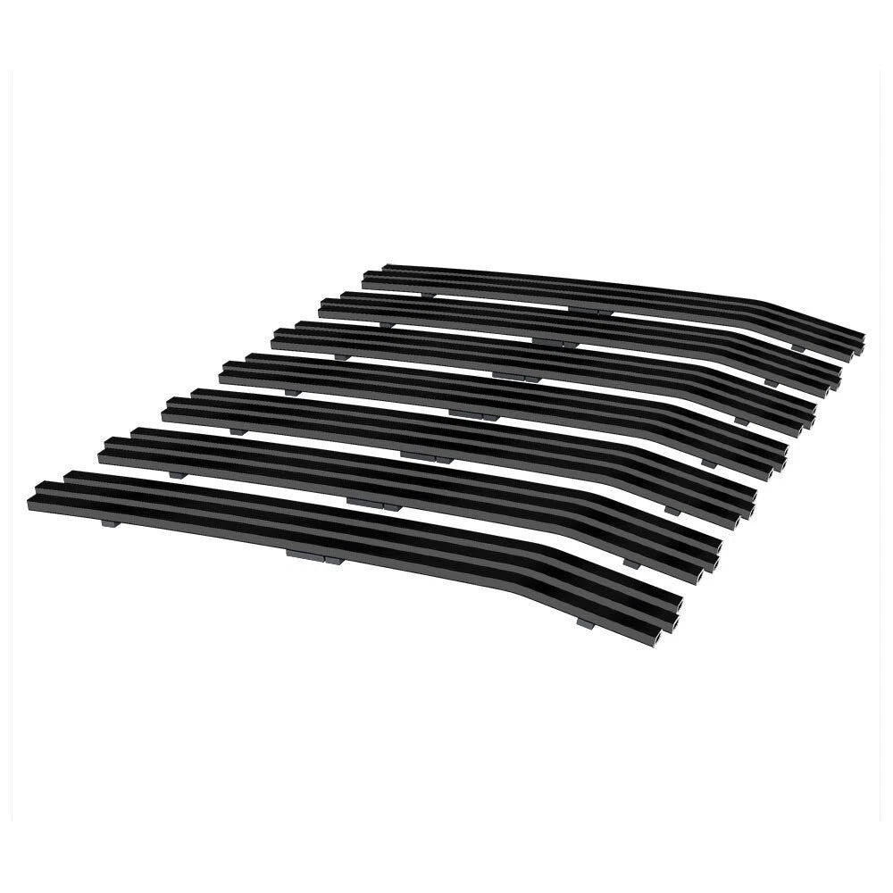 Stainless Black Vertical Billet Grille Insert for Jeep Wrangler (1997–2006)