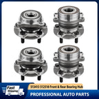 4x Front & Rear Wheel Bearing Hubs for Subaru Forester (2014–2018) & Crosstrek (2016–2021)