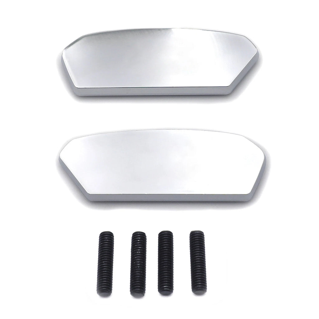 Chrome Mirror Block Off Bases Plates for Suzuki GSX-R 1000 (2017–2021)