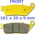 MC Brake Pads for Kawasaki Ninja 650 EX 650 KHF ABS (2017–2025) Front Rear