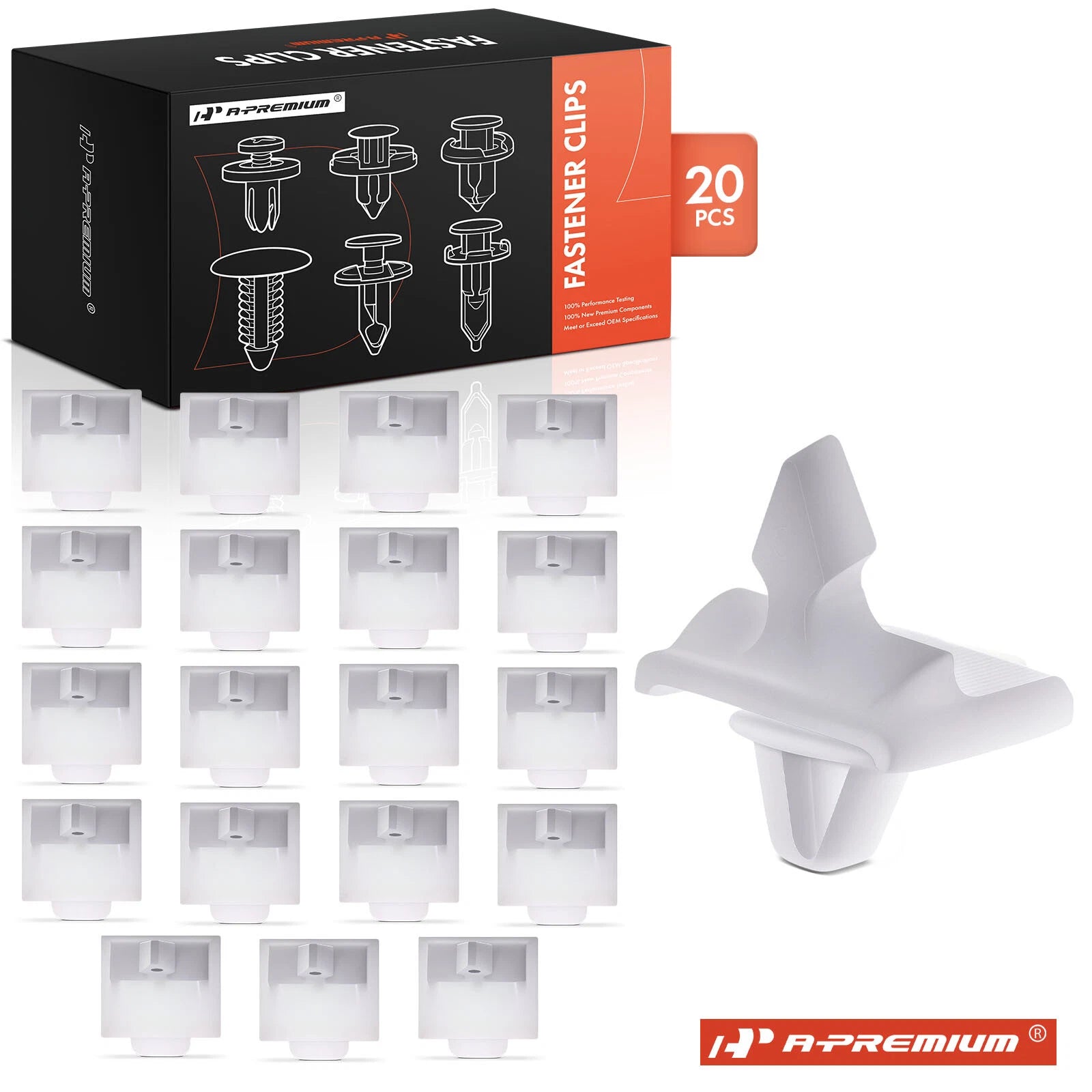 20Pcs Nylon Molding Fastening Clips for Mercedes 