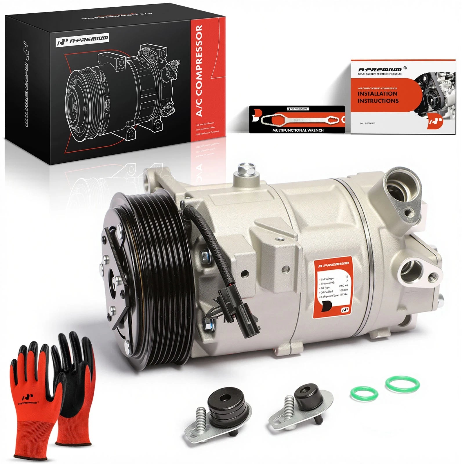 A/C Compressor with Clutch for Nissan Altima (2013–2017)