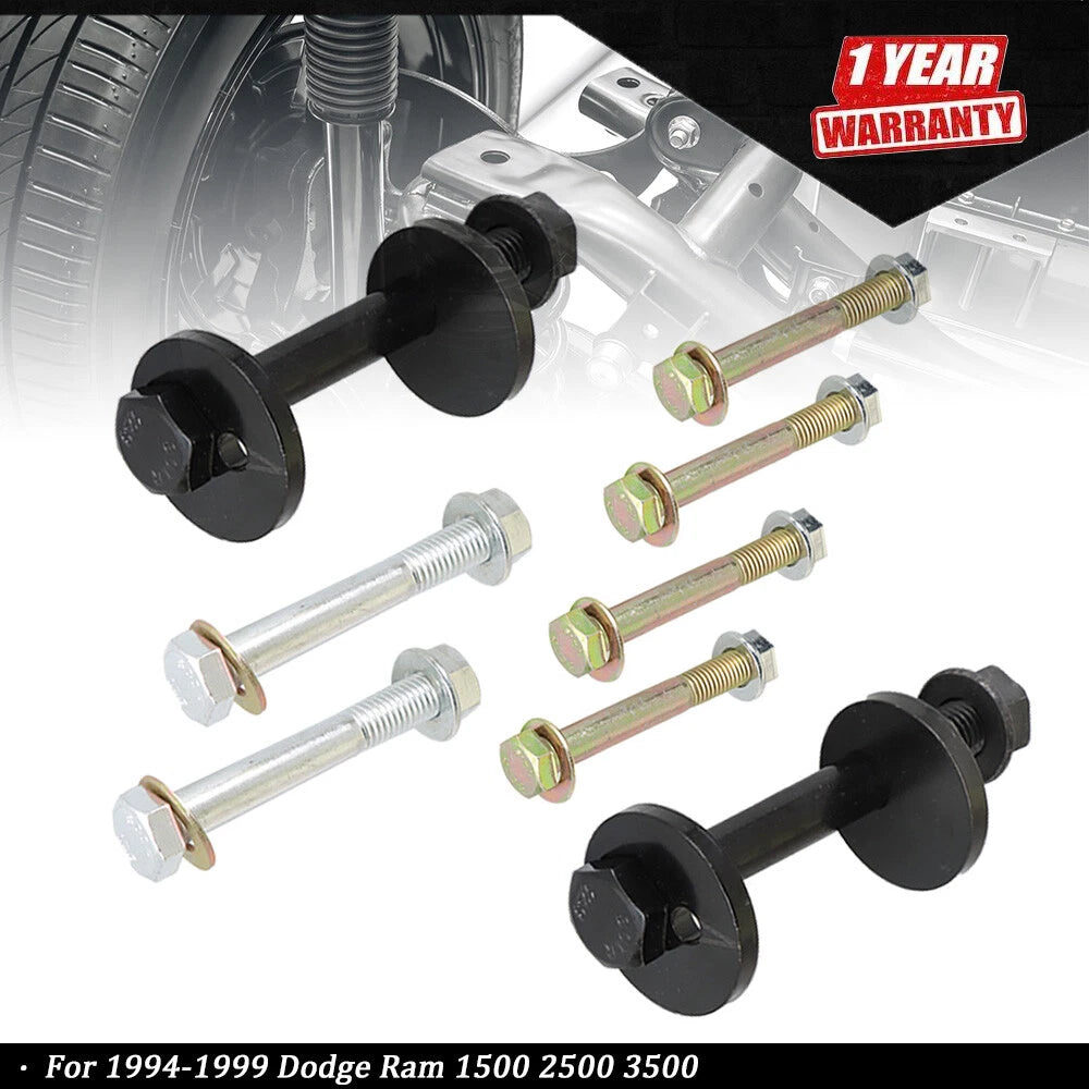 Complete Front Control Arms with Cam Bolts for Dodge Ram (1994–1999)