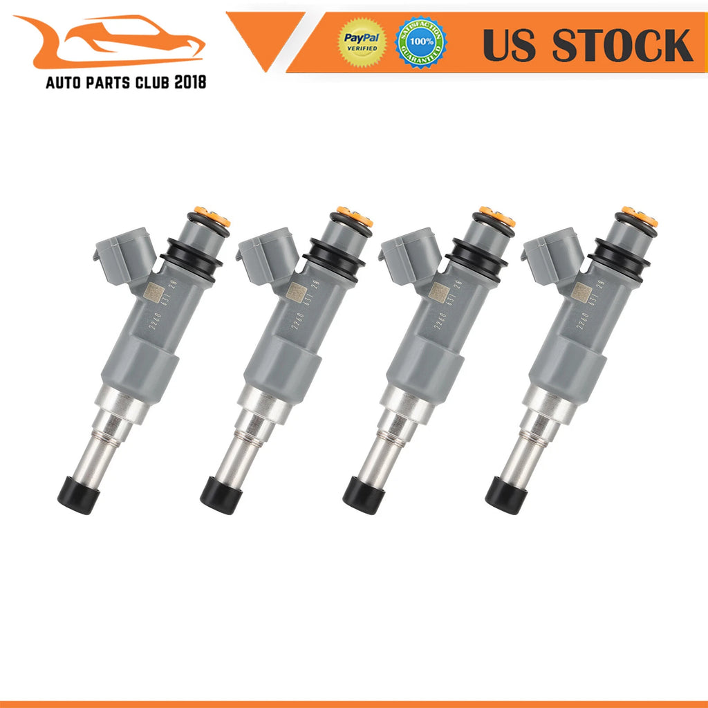 Set of 4 Fuel Injectors for Subaru Legacy Outback (2015–2017) 2.5L